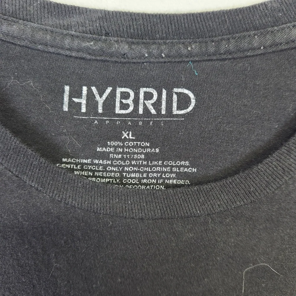 Hybrid Apparel Liberty and Plenty of Whiskey Flask Eagle‎ Graphic Tee Black XL